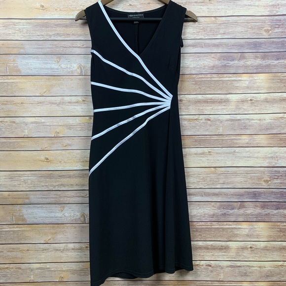 connected apparel Dresses & Skirts - Connected Apparel 10P Black/White Dress